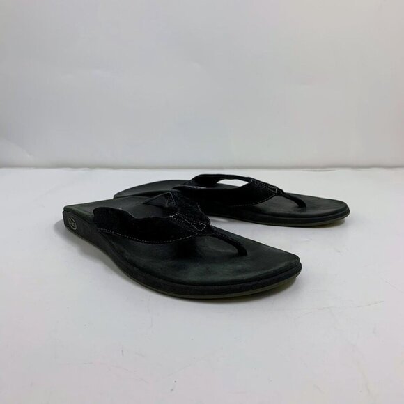 Chaco Men's Suede Leather Outdoor Thong Flip Flop Sandals Size 13 - Picture 2 of 12